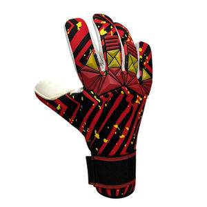 Gants de gardien de but de football professionnels de dernière conception, à doigts entiers, avec sangle de poignet réglable, imperméables et respirants - Product Image 5