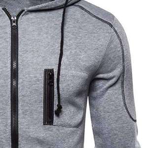 Sweat-shirt en molleton de coton 350 g/m² pour homme, sweat-shirt en coton avec étiquette tissée personnalisée, sweat-shirt pour homme pour les boutiques e-commerce - Product Image 5