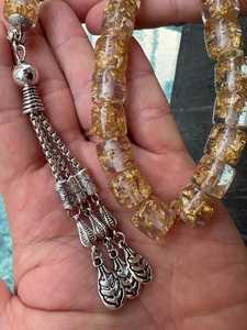 Rosario Tasbeeh de Resina Ecológica Hecho a Mano de Primera Calidad con Elegantes Cuentas de Oración Islámicas para Hombres y Mujeres - Product Image 4