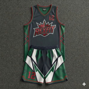Custom Basketball Uniform Breathable Sleeveless Jersey and Shorts <b>Athletic</b> Set Football Jersey Slim Fit Soccer Uniform Set - Product Image 6