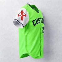 Nouveau maillot de baseball avec logo blanc pour homme, coupe classique, fermeture à boutons, manches courtes, impression sublimée par RIVIAN ATLANTIC