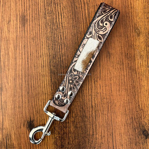 Laisse pour chien personnalisée en cuir usiné à la main de haute qualité en cuir de vachette véritable laisse pour chien d'entraînement à usage intensif - Product Image 3