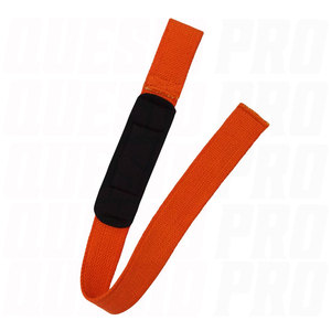 WEIGHT LIFTING <b>STRAPS</b> ORANGE NEOPRENE PADDED WRIST SUPPORT <b>STRAPS</b> HEAVY DUTY GYM LIFTING GRIP ASSIST HOOK POWER TRAINING FITNESS - Product Image 1