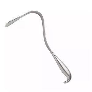 Harrington splanchic retractor มีความยืดหยุ่นใบมีดรูปหัวใจเล็กน้อยเป็นเครื่องมือผ่าตัดมุมขวาได้รับการรับรองจากการผ่าตัดบลัชออน - Product Image 1