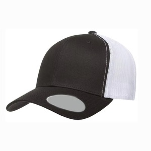 Gorra de béisbol unisex ajustable de 6 paneles con parche de cuero, color sólido, tela de malla transpirable, informal, para primavera y verano, OEM - Product Image 3