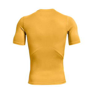 เสื้อยืดคอมเพรสชั่นผ้าสแปนเด็กซ์/โพลีเอสเตอร์ ระบายอากาศได้ดี แห้งเร็ว เป็นมิตรต่อสิ่งแวดล้อม คุณภาพสูง รุ่นใหม่ล่าสุด รับสกรีนโลโก้ สำหรับออกกำลังกายและฟิตเนส - Product Image 2