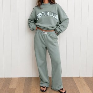 Pull en tricot oversize tendance pour femme, col montant, sweat-shirt décontracté automne-hiver - Product Image 5
