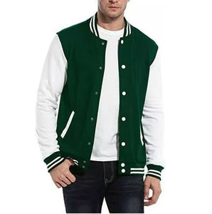 Vestes universitaires pour hommes, nouvelle collection 2024, très vendues, couleur unie, manteau d'hiver en laine, veste universitaire respirante et interchangeable pour hommes - Product Image 1