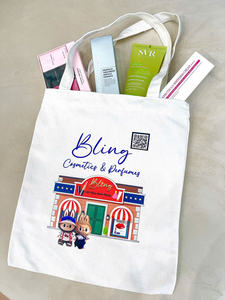 Bolsa de Lona Ecológica Personalizada con Logotipo, Bolsa de Compras Reutilizable para Publicidad y Ferias Comerciales, Precio al por Mayor - Product Image 3