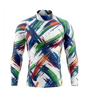 Competitive Football <b>Compression</b> <b>Shirt</b> Designed With Quick Dry Fabric <b>For</b> Soccer Practice Running And Workout Sessions - Product Image 2