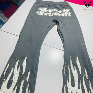 ชุดลำลอง 2 ชิ้น ชุดวอร์มเรียบง่าย พิมพ์โลโก้ตามสั่ง คุณภาพดี เสื้อผ้าผู้ชายแนวสตรีทแวร์ ชุดออกกำลังกายกลางแจ้ง - Product Image 3