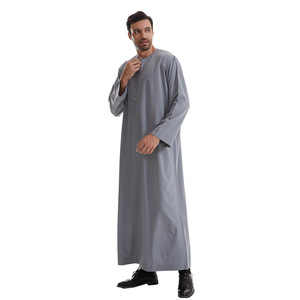 Vente en gros de thobes pour hommes, fabrication sur mesure de jubbas islamiques, OEM, ODM, marque privée, fabricant de robes musulmanes pour hommes. - Product Image 5