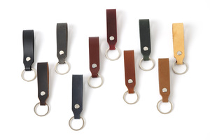<b>Personalized</b> Laser Promotional Products PU Leather <b>Keychain</b> Holder Leather Key Pendant for Storage and Decorative Gift - Product Image 2