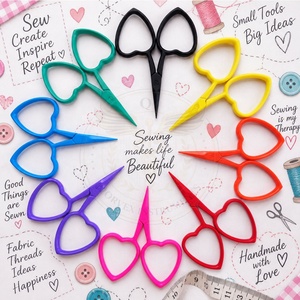 <b>Heart</b> <b>Shape</b> Embroidery Scissors Sharp Tip Stainless Steel Sewing Thread <b>Cutter</b> Needlework Accessories - Product Image 2