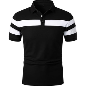 Polo de Manga Corta para Hombre, Camiseta Elegante de Verano, Informal, con Cuello, Ligera - Product Image 1