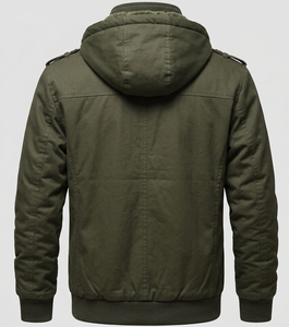 Men's Hooded <b>Fleece</b> <b>Jacket</b> Zipper Closure Street Wear Hoodie Manufacturer High Quality Zip up Hoodie Winter Men's Street Hoodies - Product Image 3