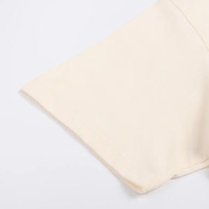 T-shirt épais et surdimensionné pour homme MLT-39-2 en coton 100% brossé, 330 GSM, à manches courtes, avec bandeau anti-transpiration intégré, modèle vierge - Product Image 3