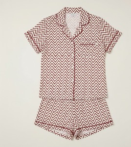 Conjunto de Shorts y Top de Manga Larga de Algodón Indio Tejido con Estampado Térmico, Estampado a Mano, Brillante, Suave y Liso para Mujer, Verano - Product Image 4