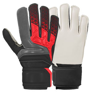 Football Goalkeeper Gloves Black Green PU Leather Full Finger Non Slip Breathable Adjustable Wrist <b>Strap</b> Unisex - Product Image 4