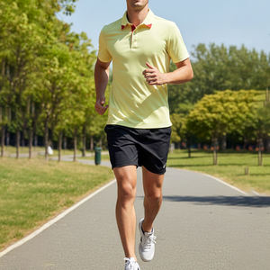 Polo respirant personnalisé pour les activités de plein air, tissu en polyester avec col élégant, contraste, course à pied, cyclisme, vêtements de golf - Product Image 1