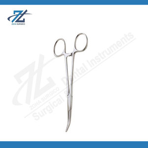 Pinzas Hemostáticas Kelly de Acero Inoxidable, Pinza Rochester Pean Recta y Curva, Instrumento Quirúrgico para Uso Hospitalario, Pakistán - Product Image 4
