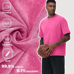 T-shirt basique en coton pour homme, ourlet soufflet, maille jersey douce, manches courtes, coupe décontractée, qualité supérieure, respirant, vente en gros - Product Image 4