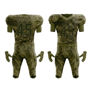 Uniforme de Fútbol Americano Sublimado Personalizado, Deportivo, con Acolchado Integrado, Sin Mangas, Cuello en V, Unisex, para Todas las Temporadas - Product Image 3