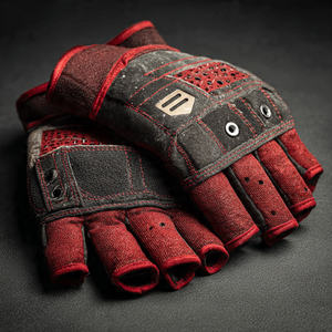 Gants de musculation et de fitness avec bandes de maintien pour les poignets, gants de vélo, de musculation et d'entraînement, gants de fitness demi-doigts - Product Image 3