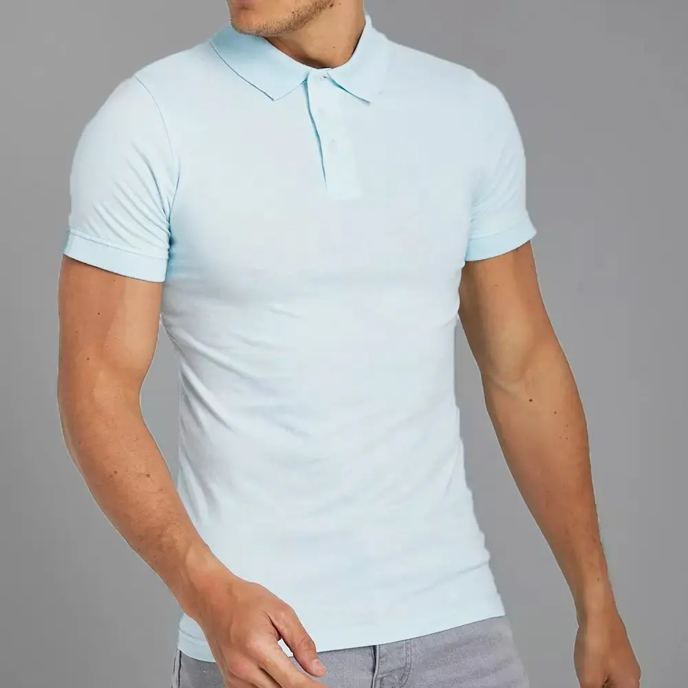 Custom Men's Polo Tshirts set your spirit - and your movements - free: cool and creative, assert effortless elegance Breathable