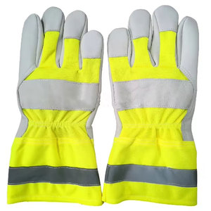 Gants de sécurité décontractés en cuir de chèvre de qualité supérieure, respirants, avec doublure en fausse fourrure, détection des aiguilles, utilisation quatre saisons, gants d'opéra - Product Image 6