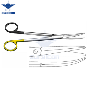 Ciseaux Kaye 19 cm / 7-1/2 pouces, lame incurvée dentelée, ciseaux chirurgicaux Super Cut TC pour une coupe de précision et une utilisation professionnelle - Product Image 5
