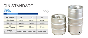 Fût à bière miniature pressurisé en acier inoxydable 304 pour la maison, 64 oz - Product Image 6