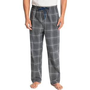 Customized 100% Cotton Flannel 180g Puff Printed <b>Men's</b> Sleeveless Sexy Sporty <b>Shorts</b> Breathable Casual Lounge Sleep Pants - Product Image 2