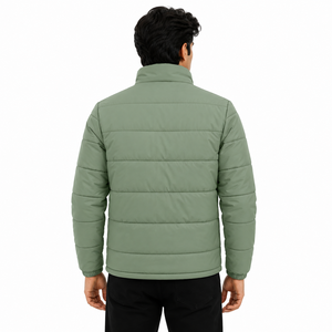 Chaquetas Acolchadas de Invierno para Hombre al por Mayor, Estilo Urbano, Personalizadas, con Cuello Alto, Manga Larga, Relleno de Poliéster, OEM - Product Image 3