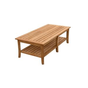 Mesa de jardín para café, de madera de teca estadounidense, fabricada en Indonesia, muebles de madera maciza. - Product Image 1