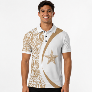 Polos de Sublimación al por Mayor de Alta Calidad para Hombre, Uniformes Personalizados con Impresión, Polo de Golf de Alta Calidad, Fabricante OEM - Product Image 2