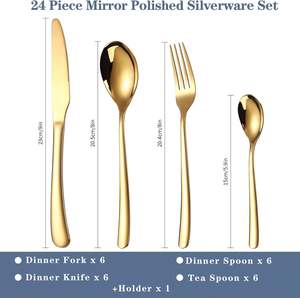 Ensemble de couverts élégants et écologiques en acier inoxydable pour cérémonies et repas décontractés – Vente en gros - Product Image 6