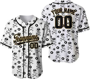 Nueva Camiseta de Béisbol Personalizada, Lisa, al por Mayor, para Bordar, para Club, para Hombre, Camiseta de Softbol - Product Image 3