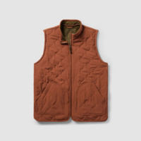 Gilet matelassé camouflage léger unisexe 100% polyester, col montant, coupe régulière, coupe-vent, tailles S-3XL, OEM ODM, style Hip Hop, automne