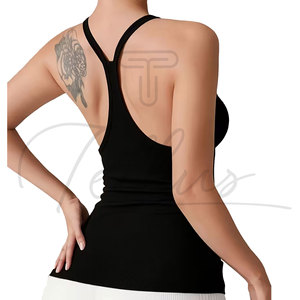 Débardeurs courts pour femmes en coton respirant de qualité supérieure, sans manches, t-shirts courts, débardeurs pour femmes - Product Image 4