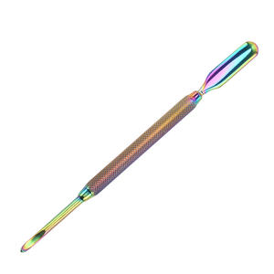 ที่ดันหนังกำพร้าและทำความสะอาดเล็บปลายสองด้าน ทำจากสแตนเลสคุณภาพสูง สำหรับทำเล็บมือและเล็บเท้า ใช้ได้ทุกวัน - Product Image 6