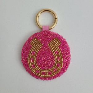 Artisan Handcrafted Embroidered Beaded <b>Keychain</b> with Colorful Floral Embellishments for Handbags Backpacks Keys and Gifts - Product Image 4