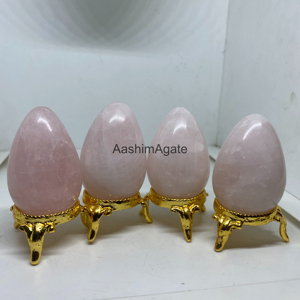 Huevo de Cristal de Cuarzo Rosa Natural al por Mayor, Huevo de Piedra Preciosa Pulida para Sanación, Reiki, Meditación, Decoración del Hogar, Fabricante OEM - Product Image 6