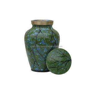 Venta al por mayor hecha a mano mini metal aluminio cremación urna recuerdo hecho a mano para adultos y cenizas de bebé suministros funerarios - Product Image 5