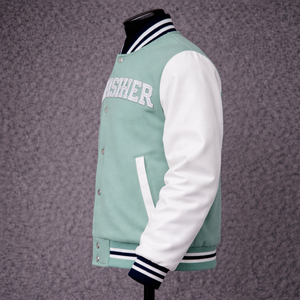 Veste de baseball personnalisée de haute qualité, design unique, logo imprimé, mode streetwear hivernale, avec boutons, livraison directe, vestes universitaires. - Product Image 5