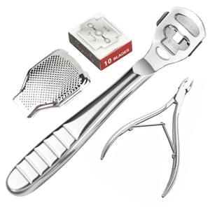Couteau à pédicure, éplucheur de peaux mortes en acier inoxydable, grattoir pour pieds, outil de pédicure - Product Image 1