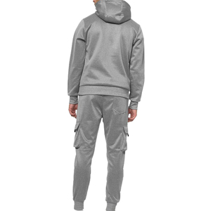 Ensemble de survêtement pour homme, veste respirante et pantalon de jogging, idéal pour la course à pied, l'entraînement et le fitness, logo personnalisé, fournisseur OEM ODM - Product Image 3