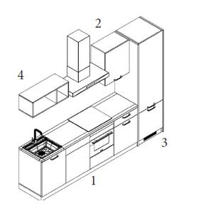 MDF Kitchen Furniture Modern Eco-Friendly PLYWOOD Vietnam Durable Particle Board <b>Cabinets</b> Home Furniture - Product Image 2