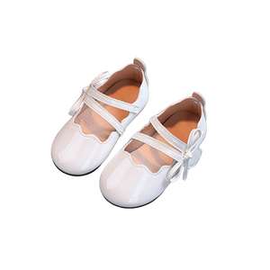 Chaussures à bout rond pour filles, unisexes, en cuir véritable, à lacets, vente en gros, fabricant, en vrac - Product Image 1