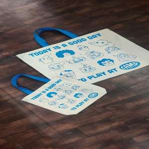 Bolsa de Mano Grande de Lona de Algodón para Mujer con Logotipo Personalizado, Bolsa Ecológica Reutilizable para la Playa, Uso Casual y Compras - Product Image 4